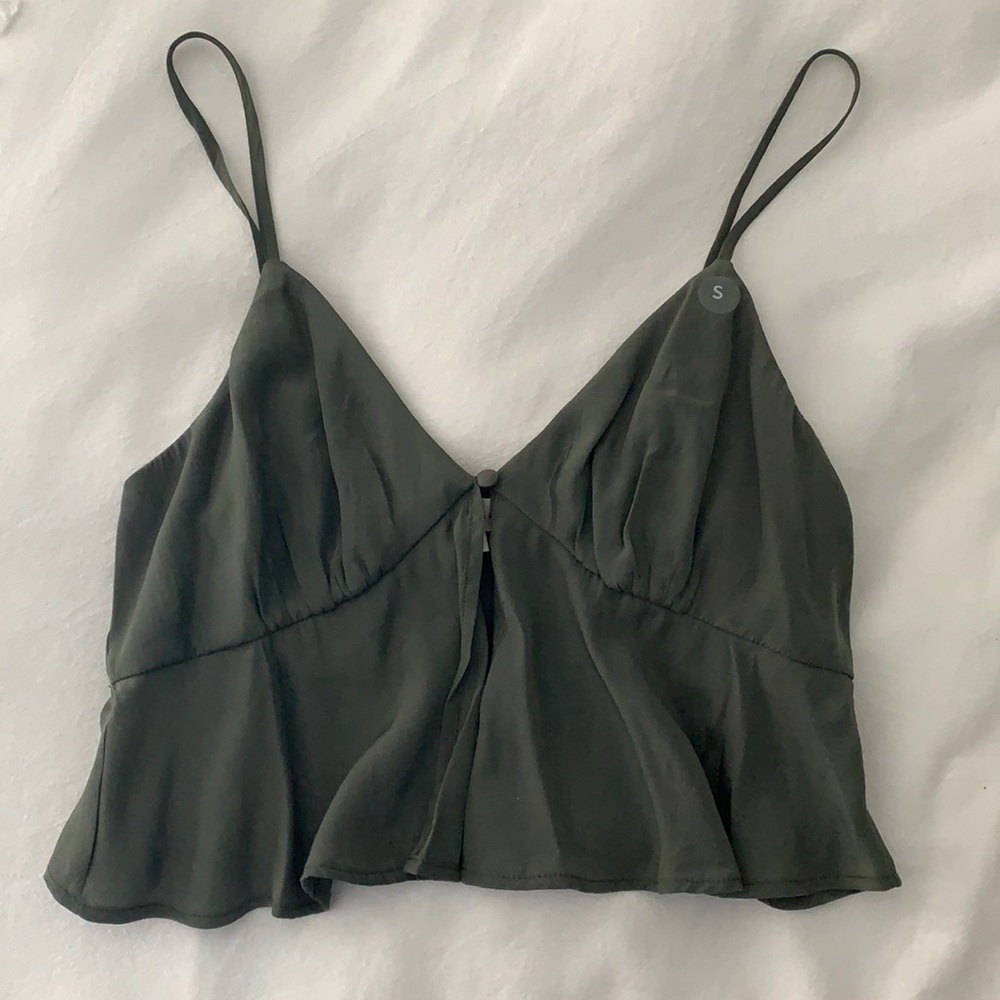 PacSun Womens button front tank top